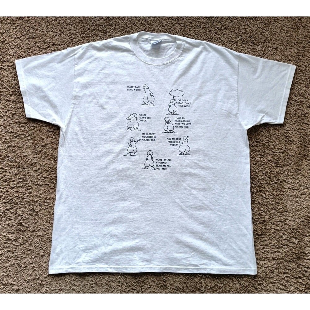 It Ain't Easy Being A Dick T-Shirt Funny Adult Humor Novelty 2XL - Picture 1 of 6